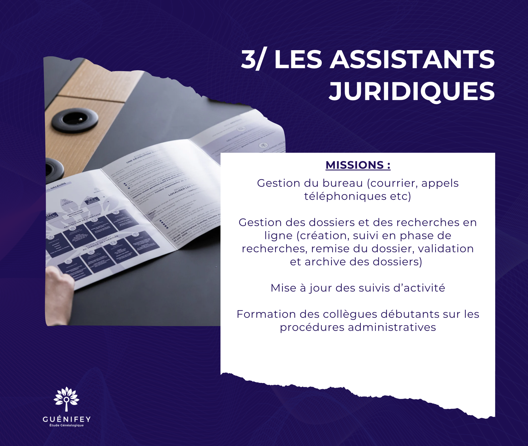 ASSISTANTS JURIDIQUES