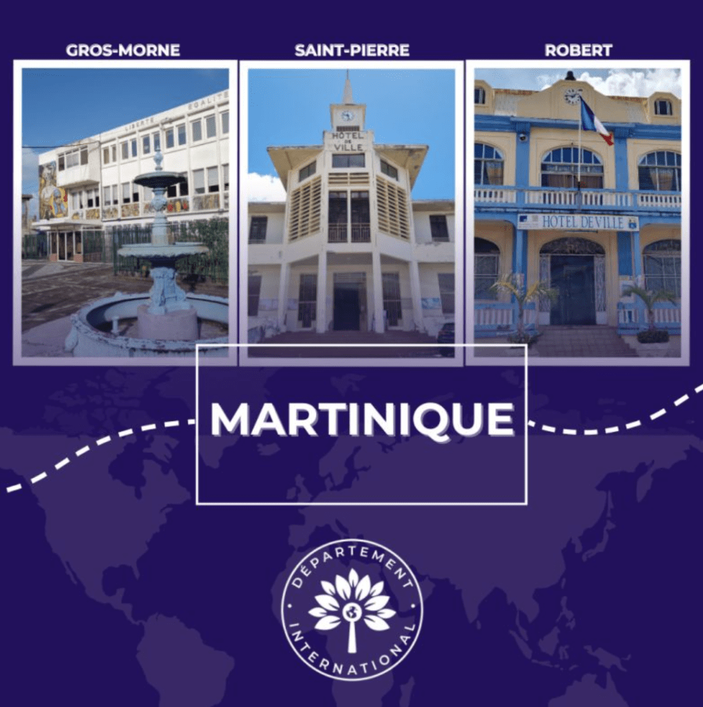 Département International Guénifey a effectué des recherches généalogiques en Martinique.