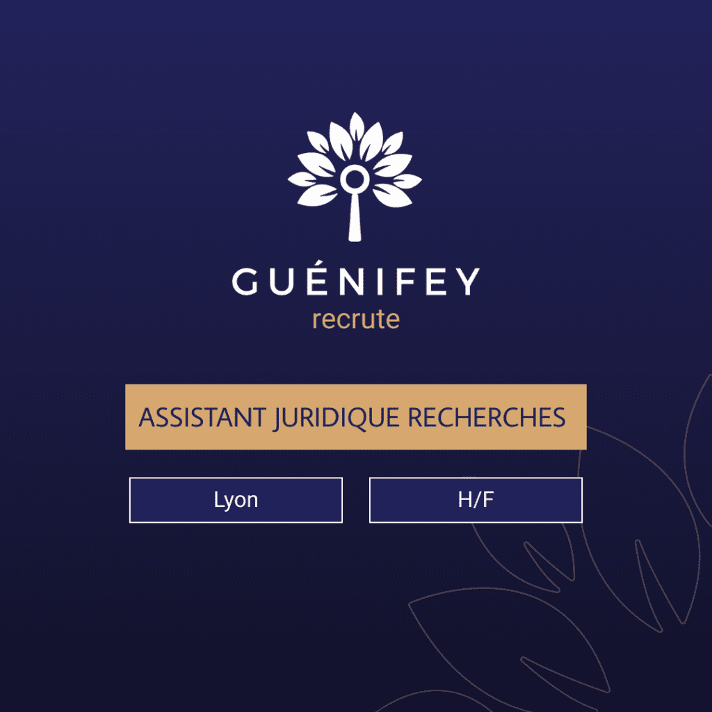 Assistant juridique Recherches H/F