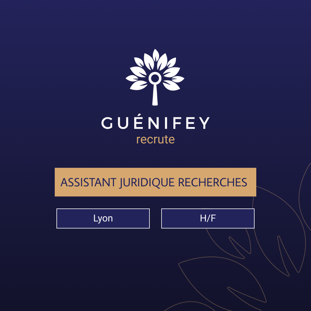 Assistant juridique Recherches H/F
