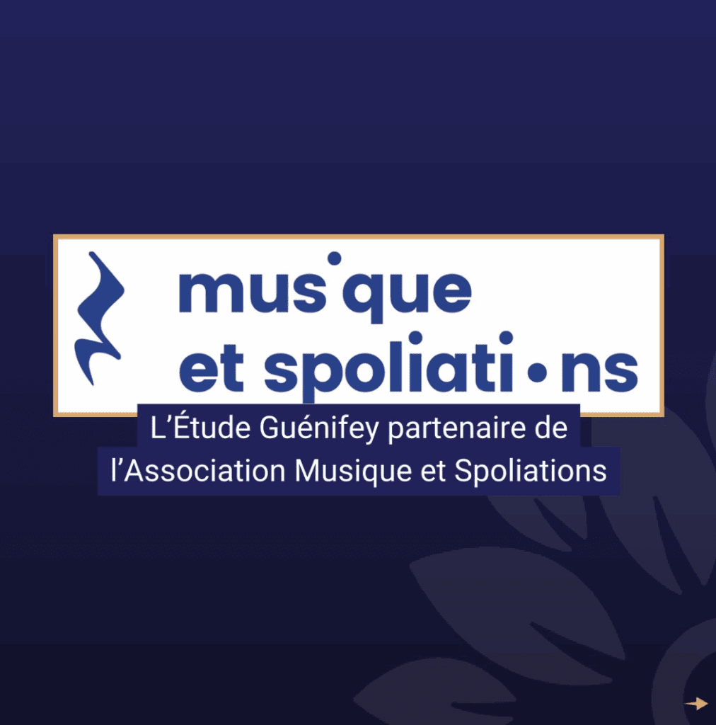 Guénifey s’engage aux côtés de l’association Musique et Spoliations