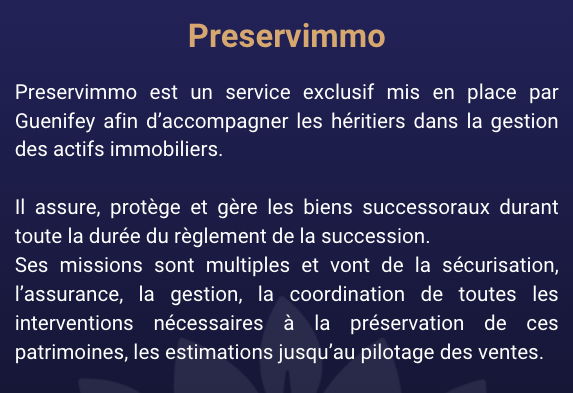 Preservimmo Guénifey : protéger et valoriser