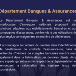 Le Département Banques & Assurances Guénifey