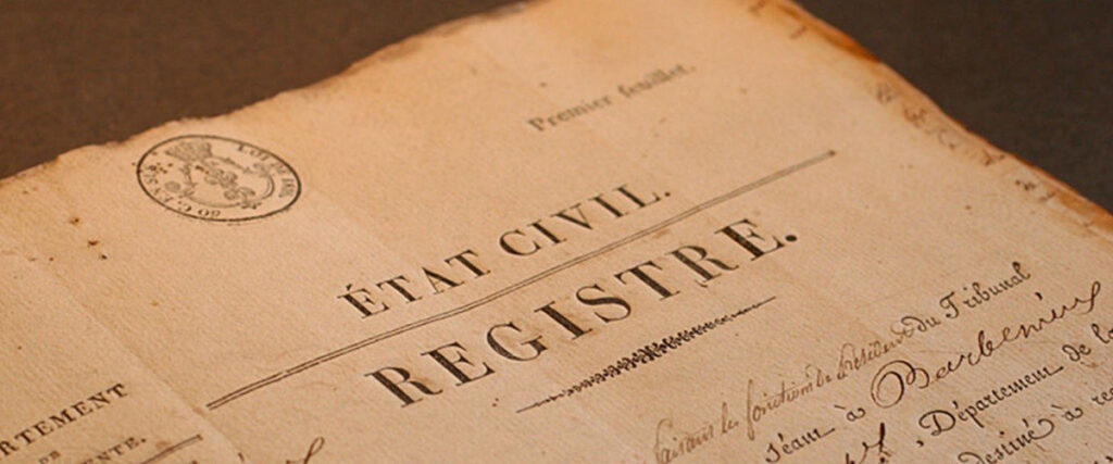 Étapes d'une recherche d'héritiers : archives et état civil